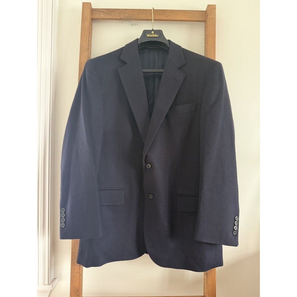 Brooks Brothers 1818 Madison Blazer Jacket Loro Piana 100% Cashmere 42S